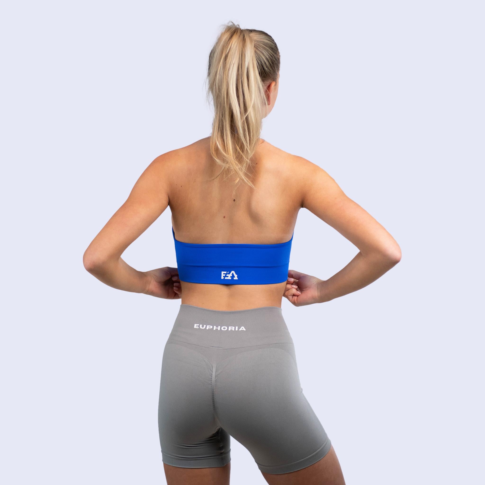 Halter bra aqua blue