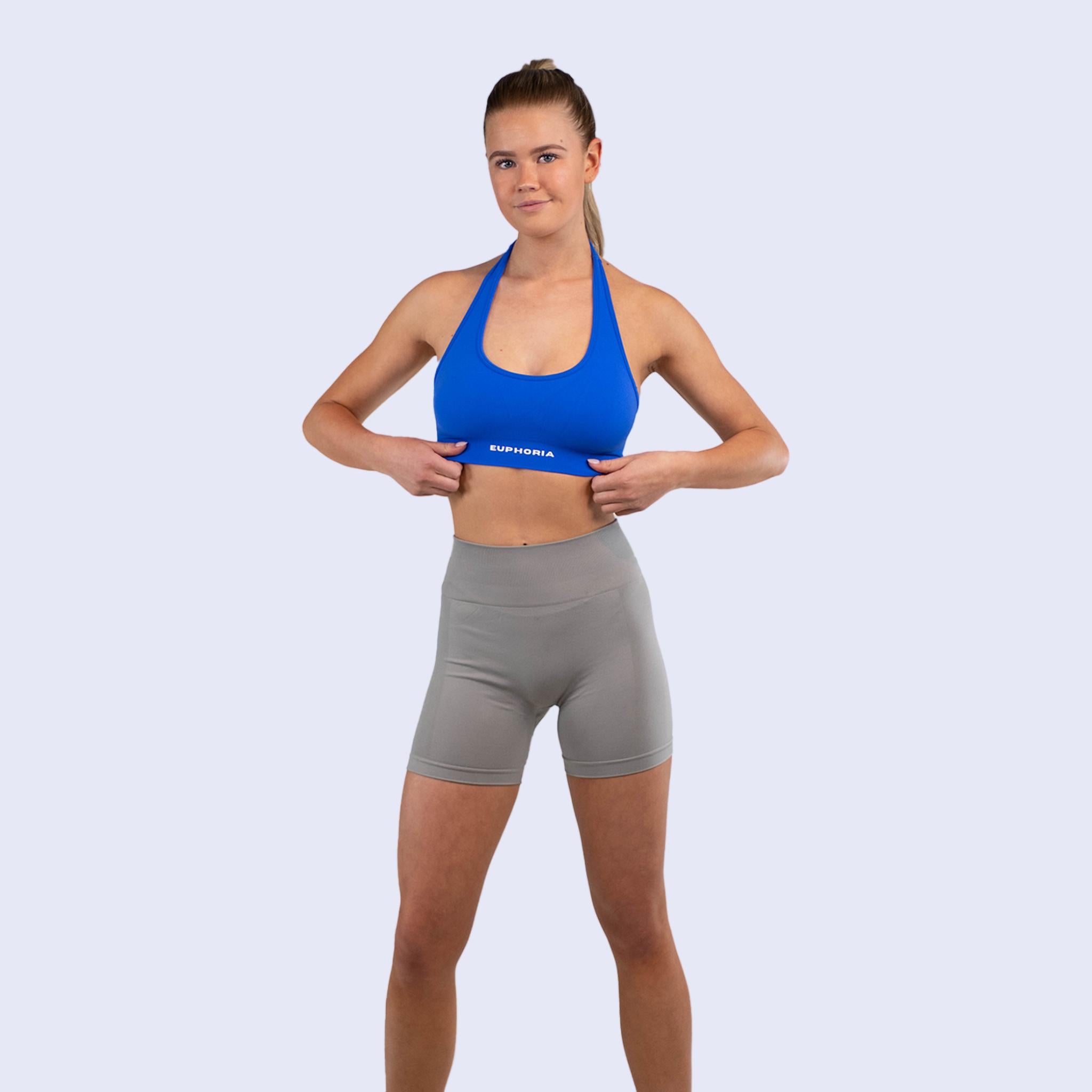 Halter bra aqua blue