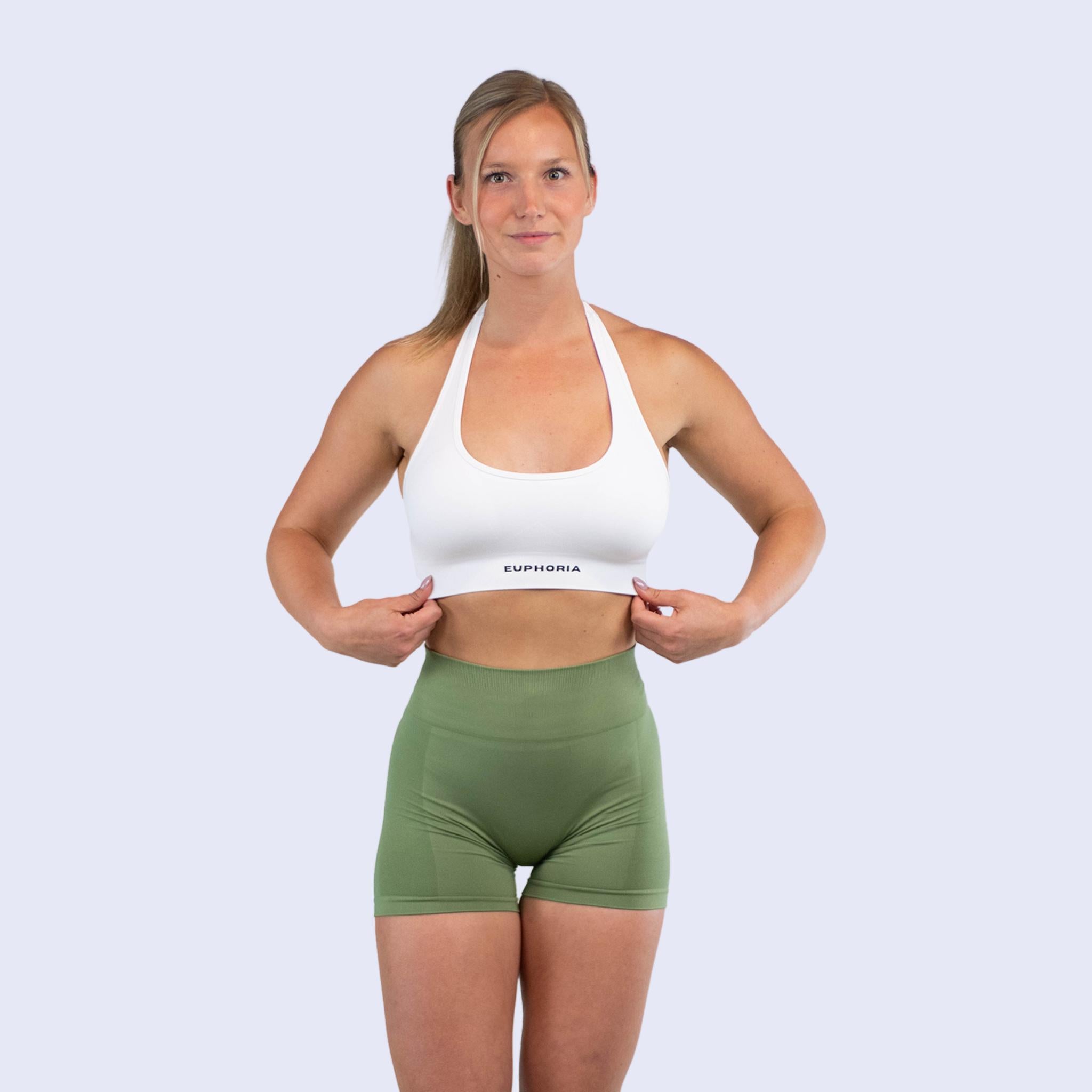 Halter bra white