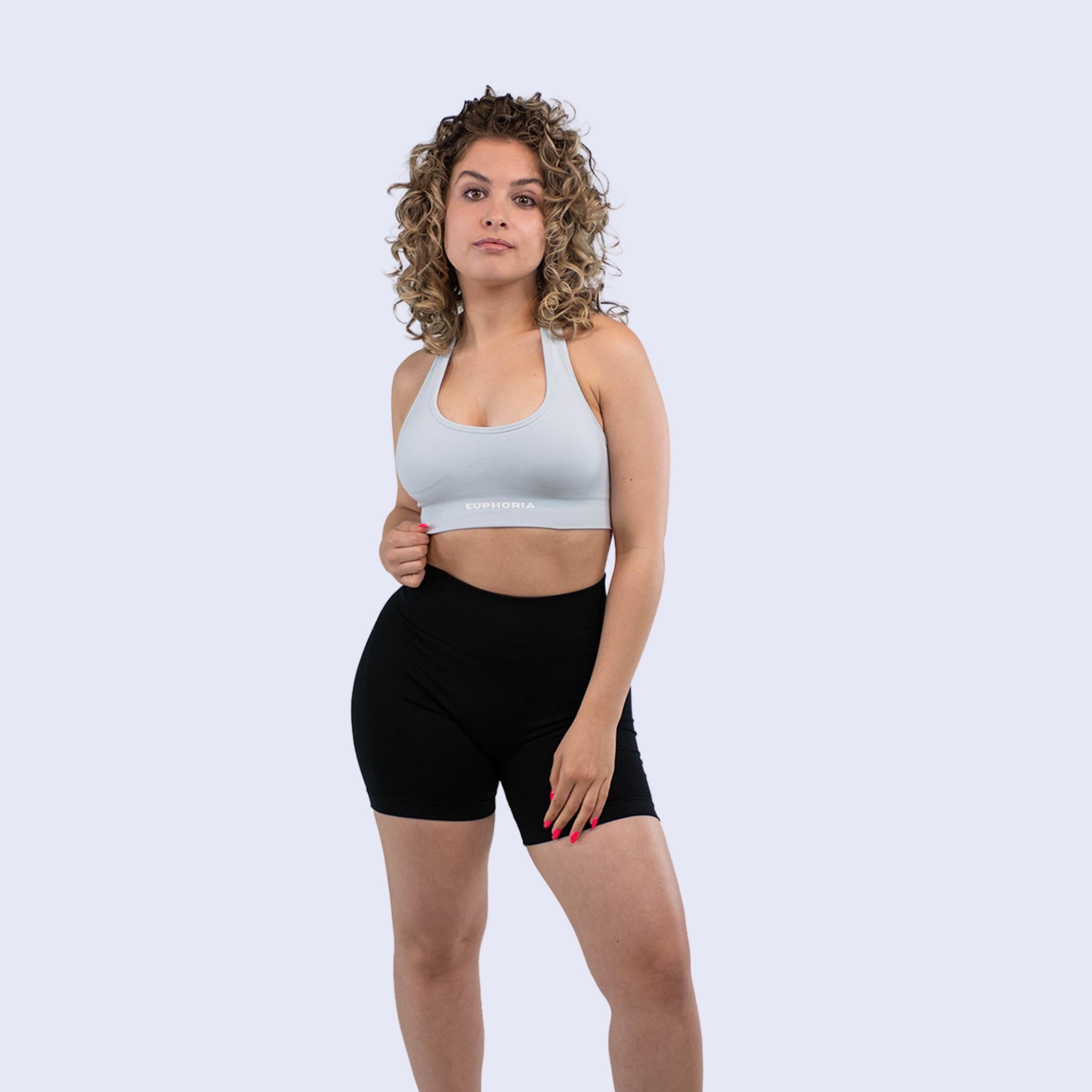 Halter bra light blue