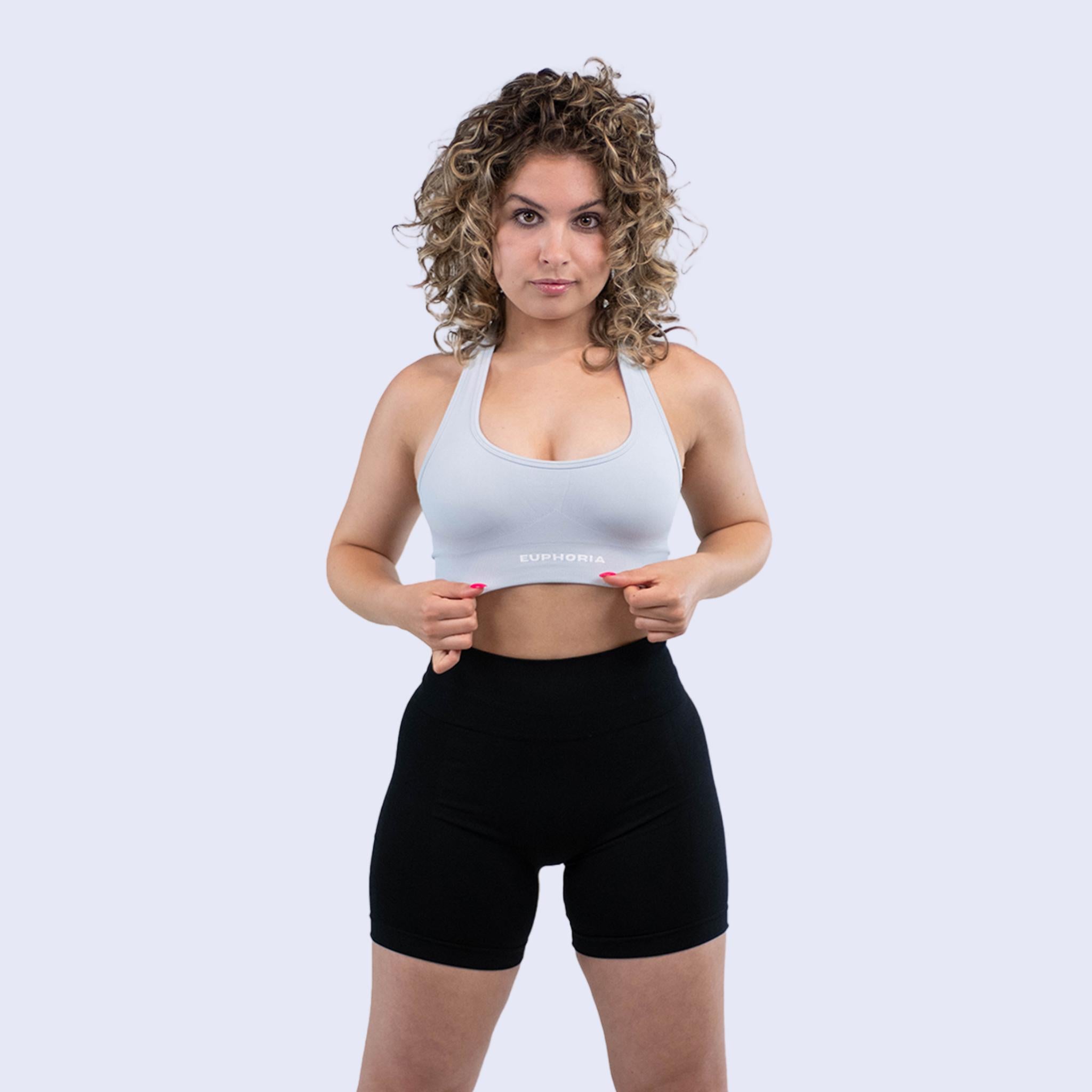Halter bra light blue