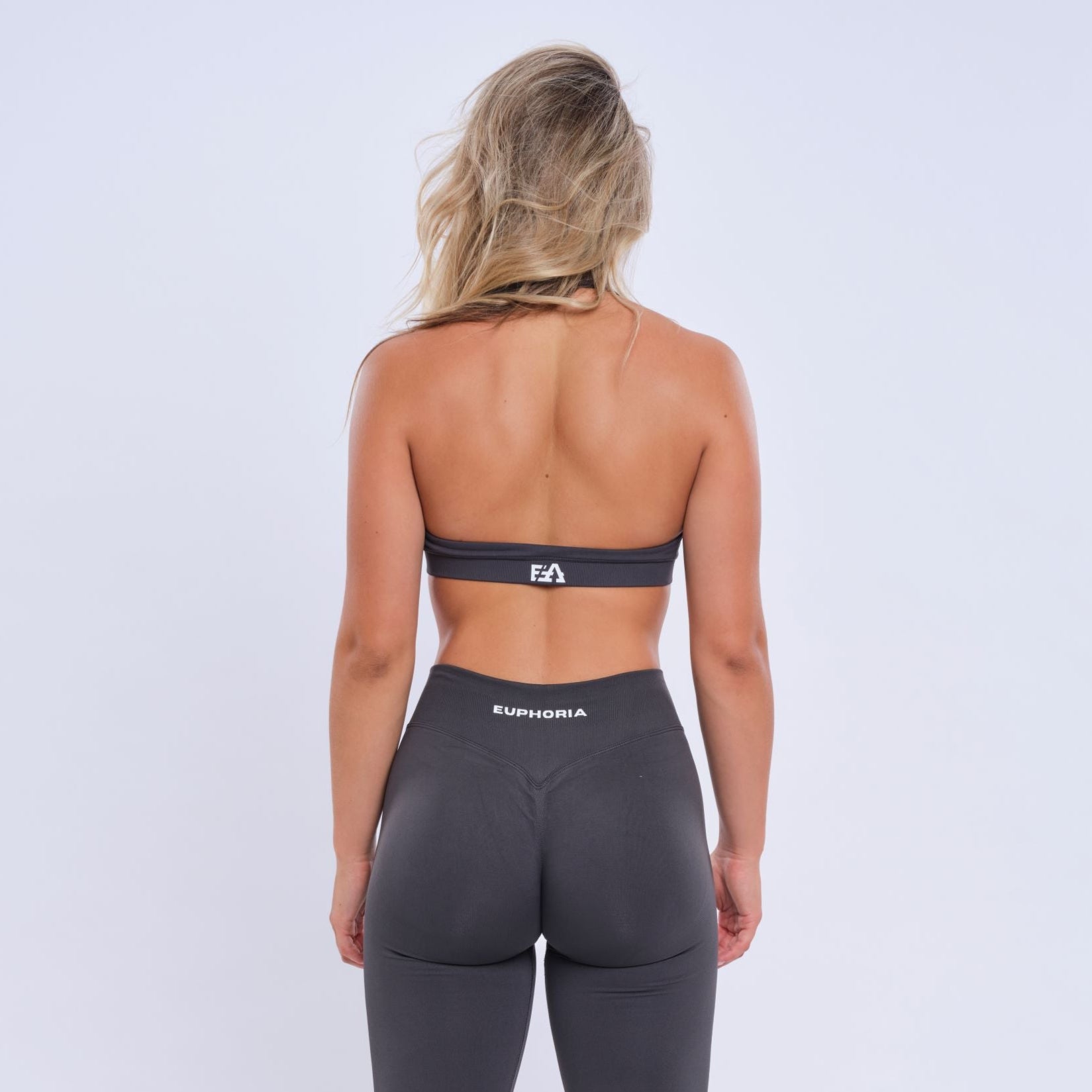 Halter Bra Shark Grey