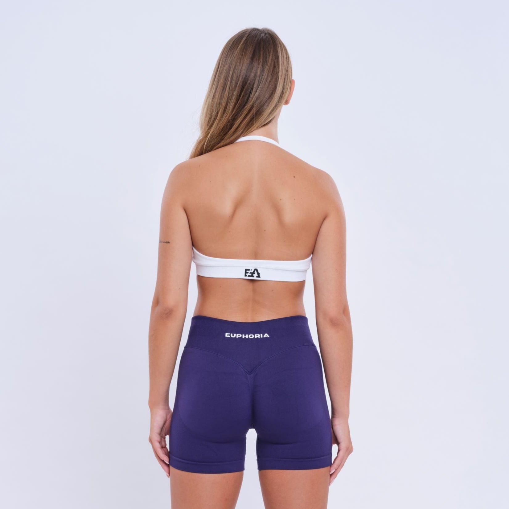 Halter Bra White