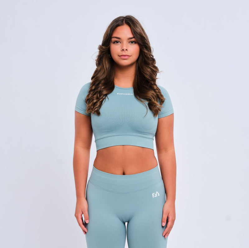 Crop Top Jade Green