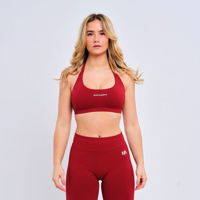 Halter Bra Cherry