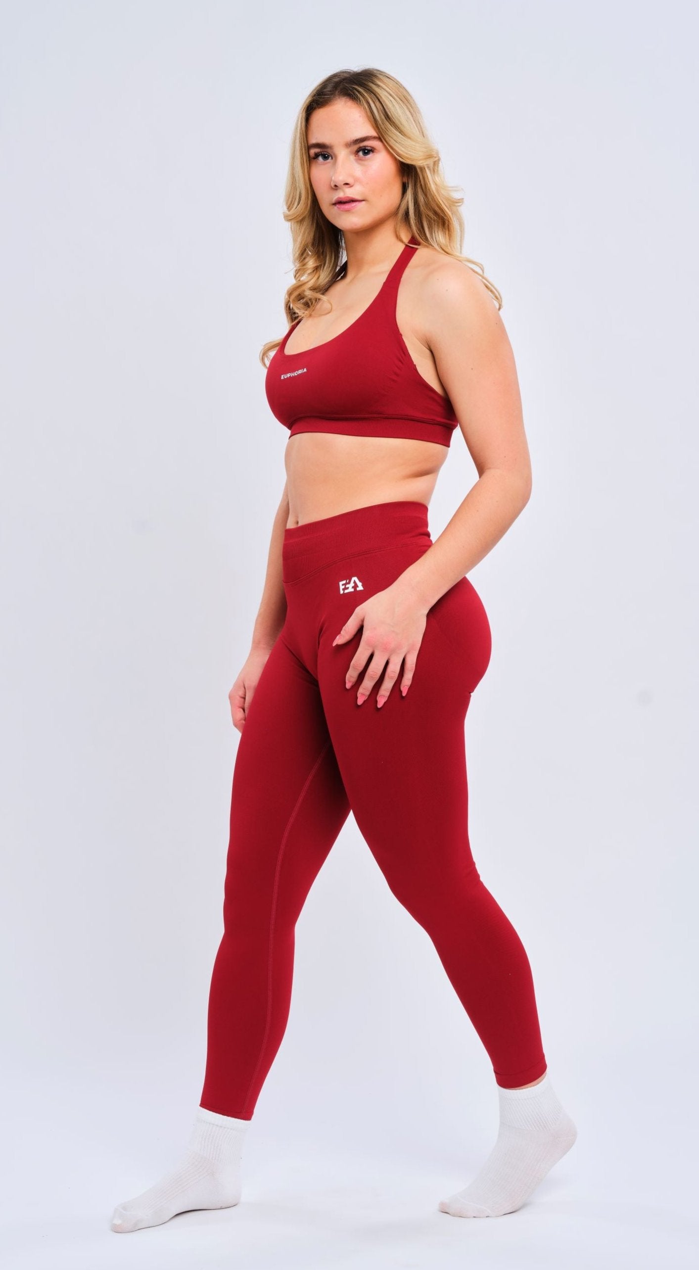 Halter Bra Cherry