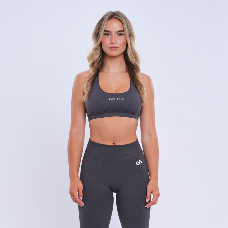 Halter Bra Shark Grey