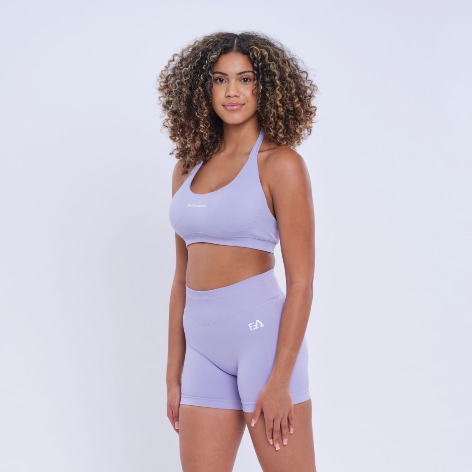 Halter Bra Pastel Violet