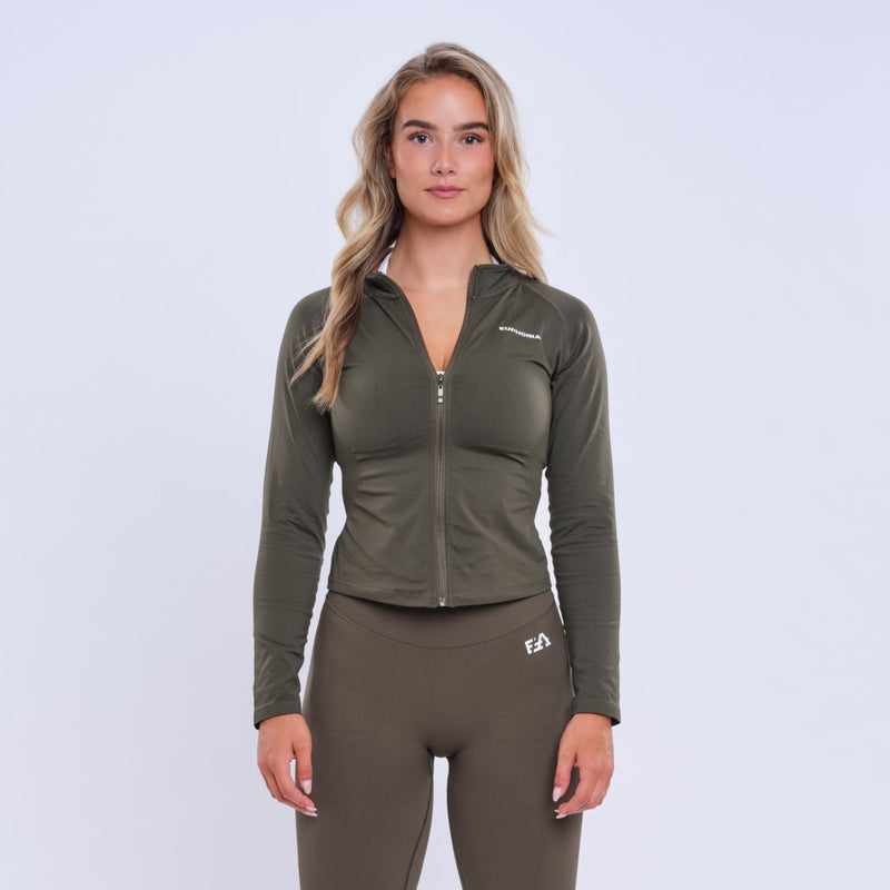 Essential zipper Army Green